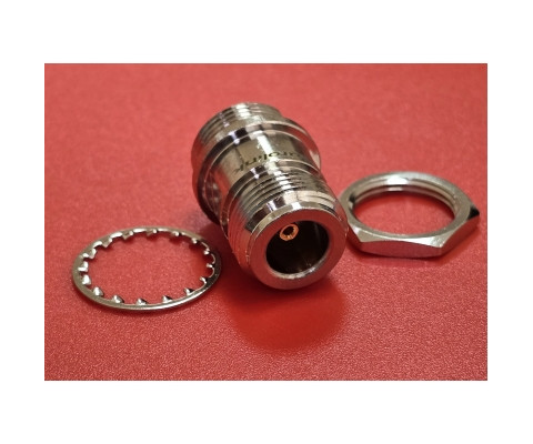 N-Female RG-402 connector with solder thread