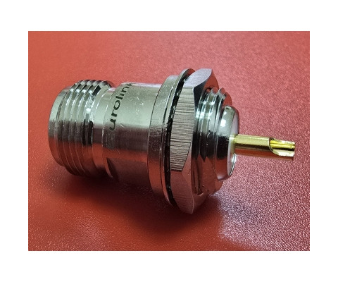 N-Female RG-402 connector with solder thread